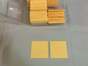 Sponge for high temperature Solder iron cleaning