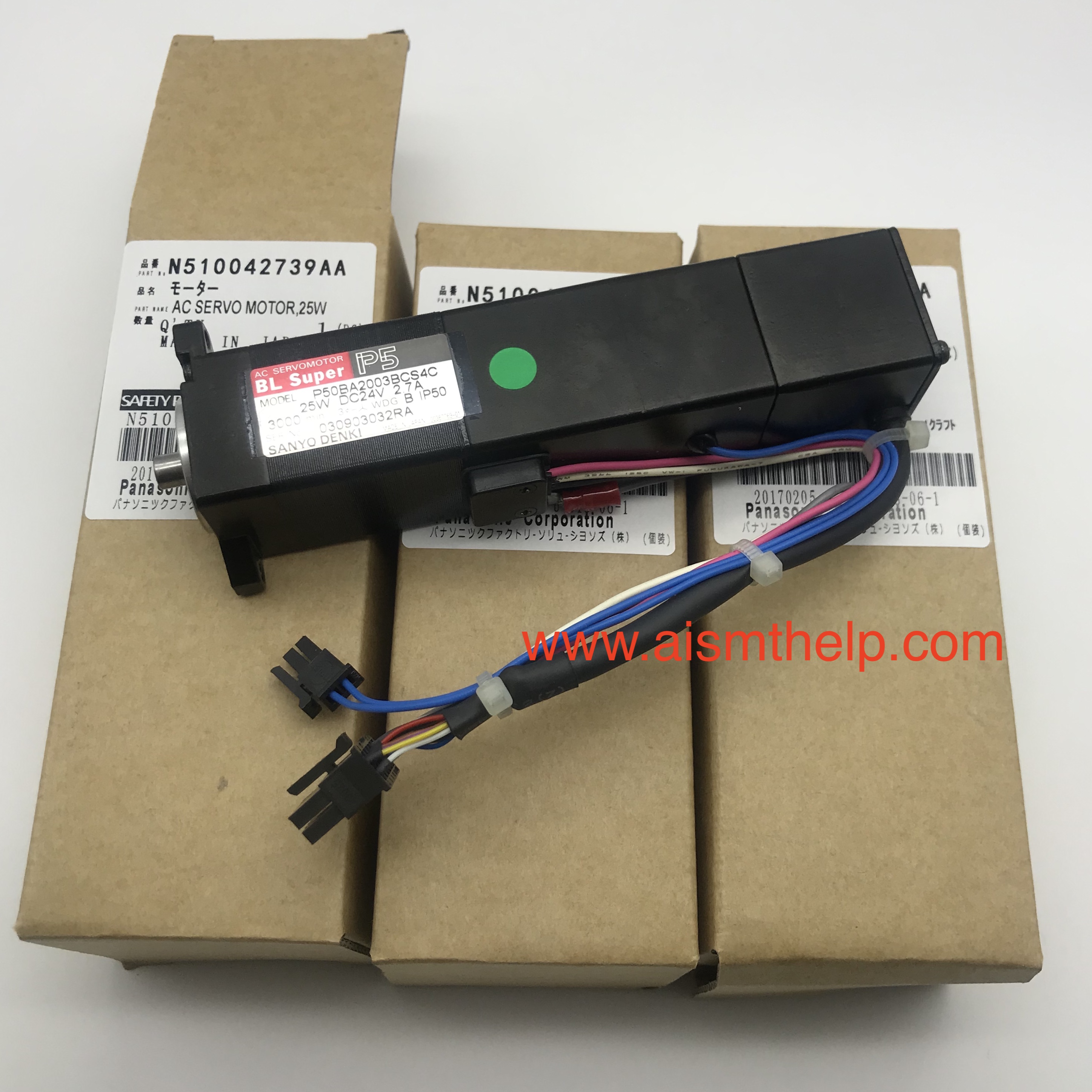 Panasonic N510042739AA AC SERVO MOTOR,25W