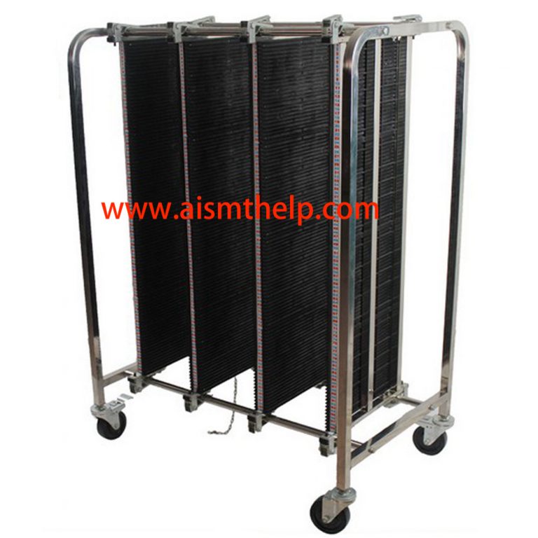 PCB Trolley / PCB turnover cart /Adjustable Stainless Steel Trolley Antistatic SMT ESD PCB Storage Trolley Cart