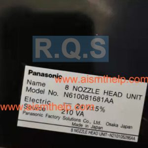 Panasonic SMT N610081681AA 8 NOZZLE HEAD UNIT for EJM1D NPM-W PICK AND PLACE MACHINE, SMT WORKING HEAD