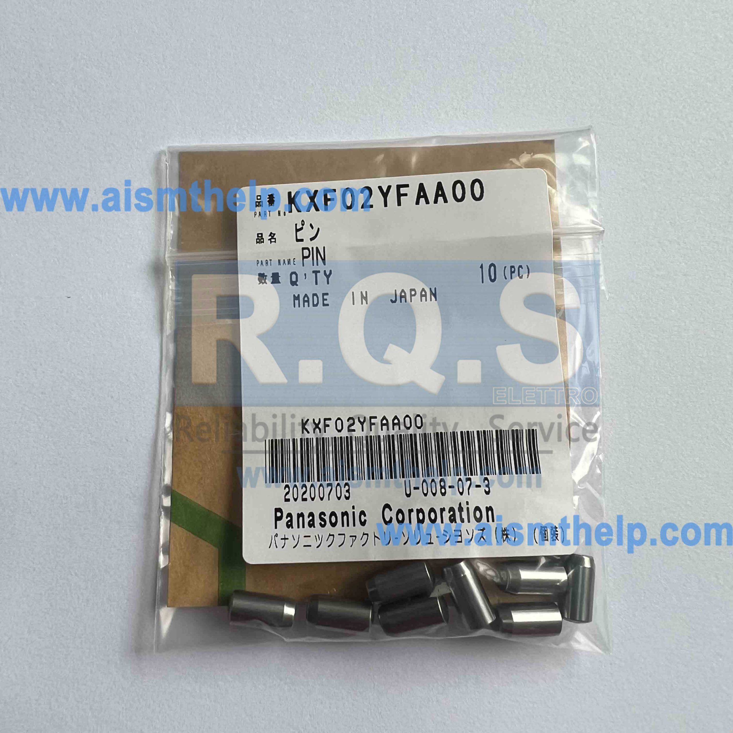 Panasonic SMT KXF02YFAA00 PIN