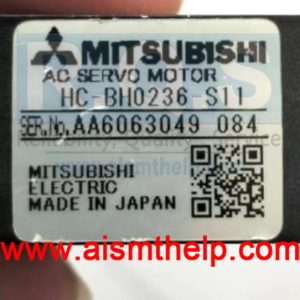 Panasonic SMT Parts MITSUBISHI AC SERVO MOTOR HC-BH0236-S11 SE.N.AA6063049 084 ELECTRIC MADE IN JAPAN