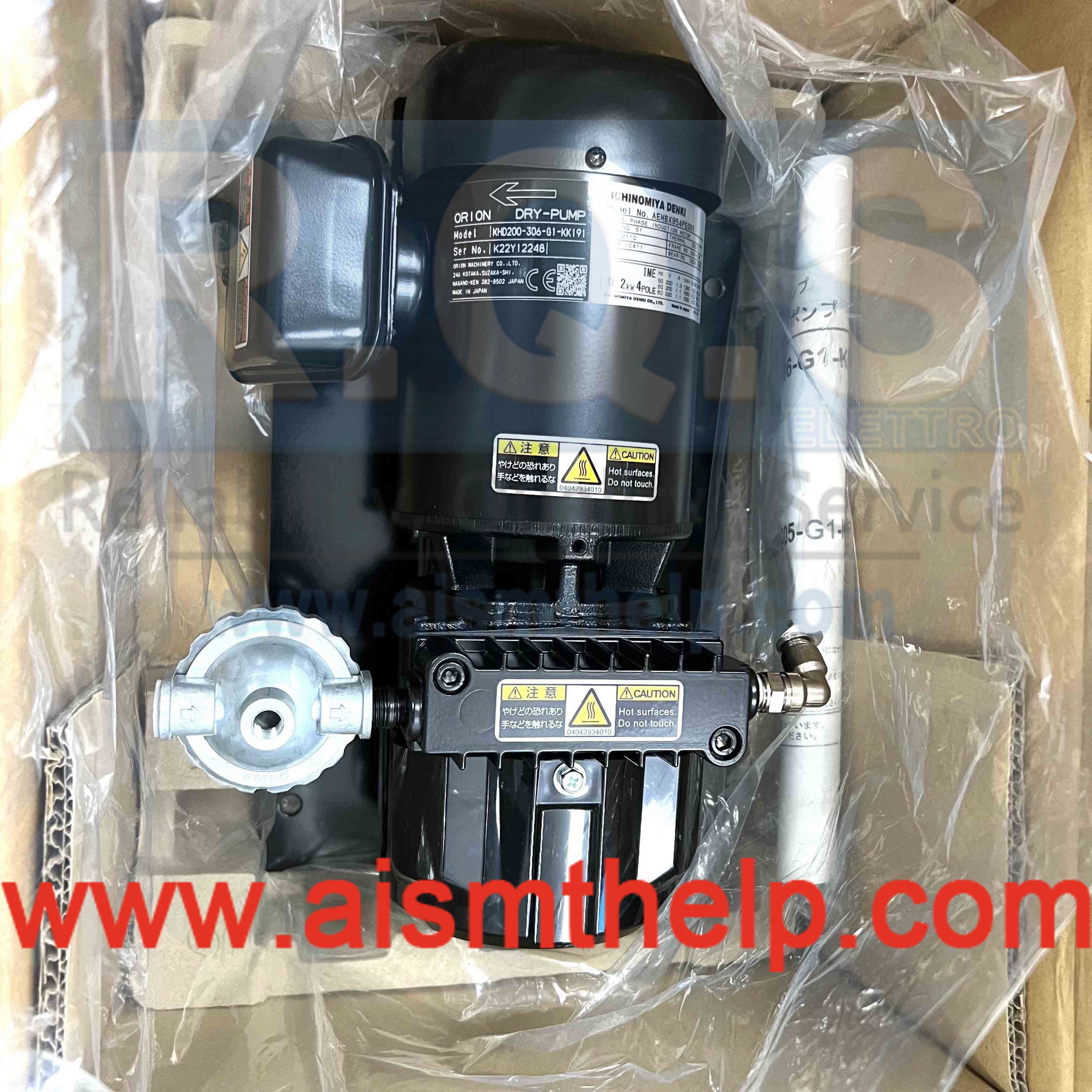 Panasonic SMT Parts MTNP000609AC PRI ON DRY-PUMP KH200-306 G1-KK191 VACUUM PUMP MADE IN JAPAN