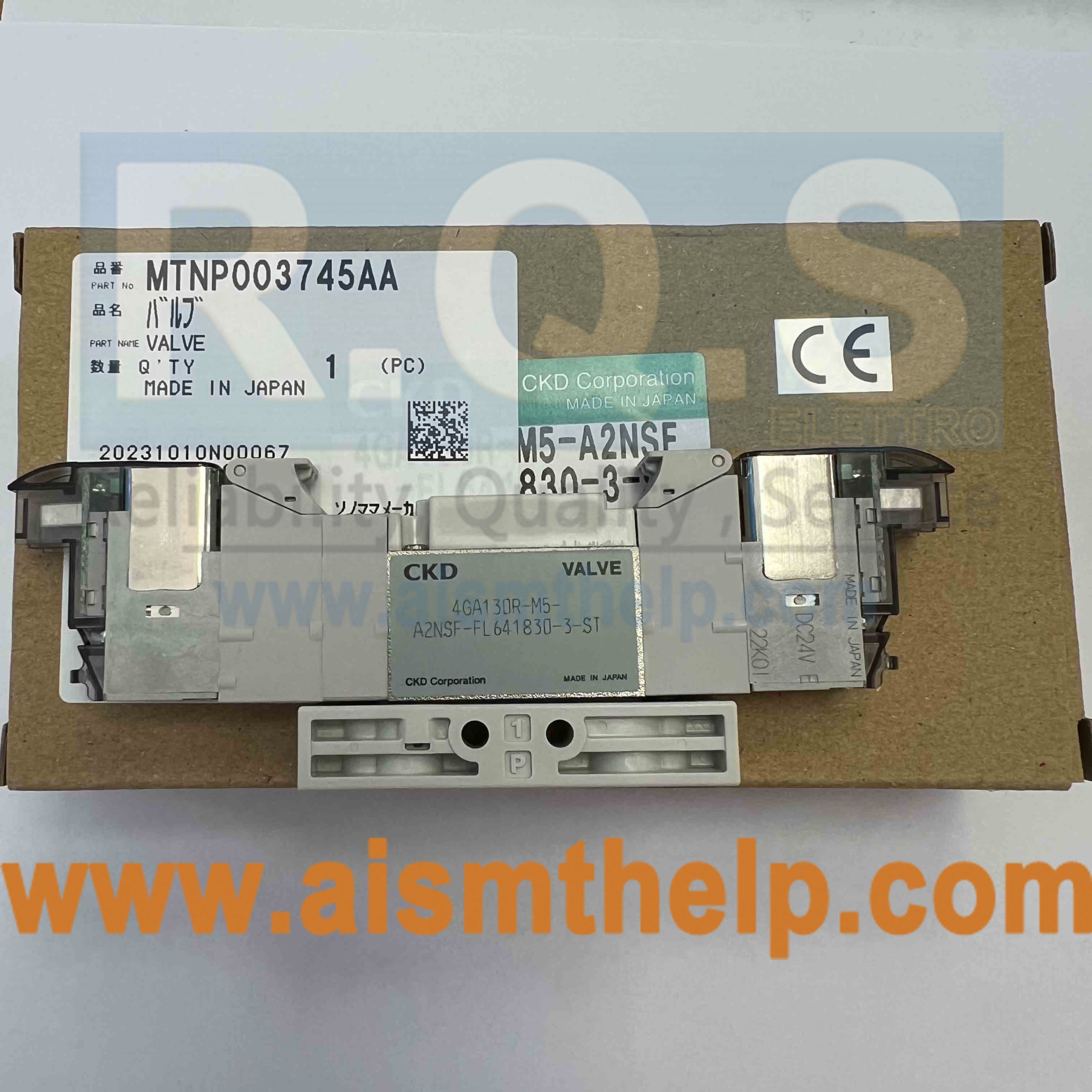 Panasonic SMT Parts MTNP003745AA VALVE CKD RIPR2 0.2-0.7MPA 4GA130R-M5-A2NSF-FL641830-3-SI