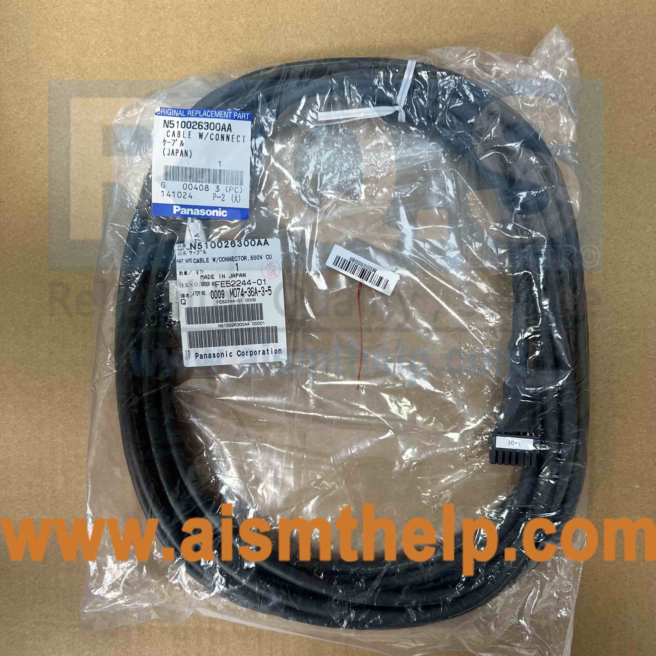 Panasonic SMT Parts N510026300AA CABLE W/CONNECT