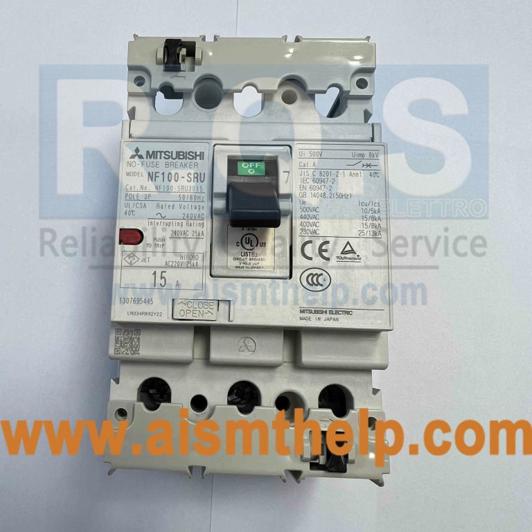 Panasonic SMT Parts N510064051AA circuit breaker MITSUBISHI NO-FUSE BREAKER MODEL NF100-SRU 50---60HZ 240V.